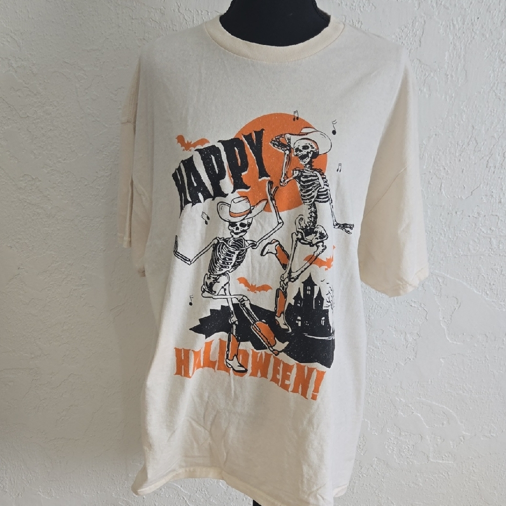 Halloween Skeleton Graphic Tee